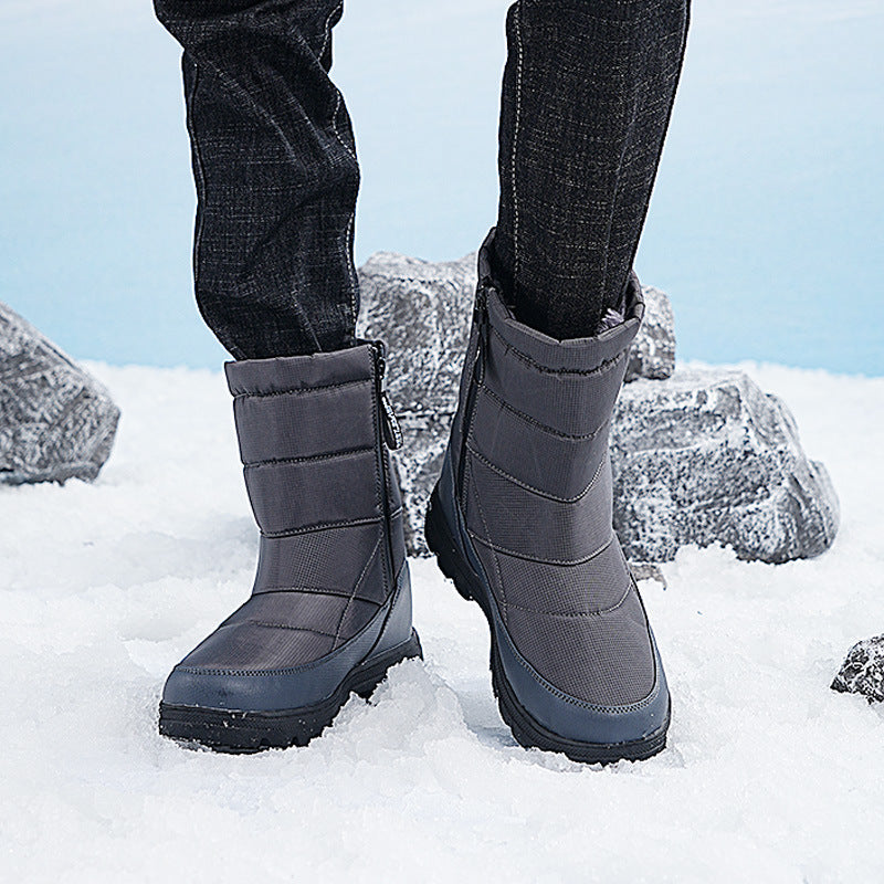 Bottes d'Hiver Chaudes et Imperméables - Style Moderne.