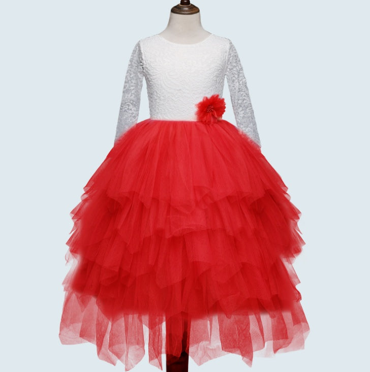 Robe élégante en tulle pour filles - Idéale pour les occasions spéciales