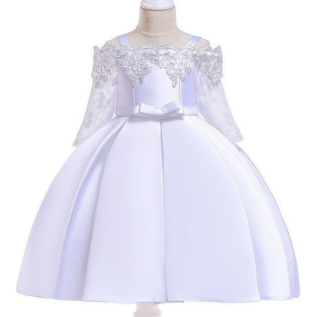 Robe de princesse en dentelle pour filles - Élégance intemporelle