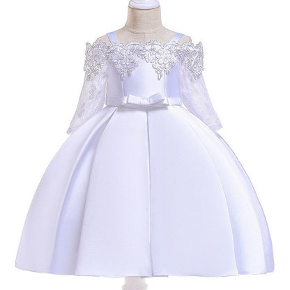 Robe de princesse en dentelle pour filles - Élégance intemporelle