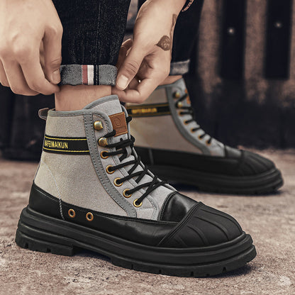 Nouvelles Bottes de Sport pour Hommes – Style Britannique Élégant et Confortable.