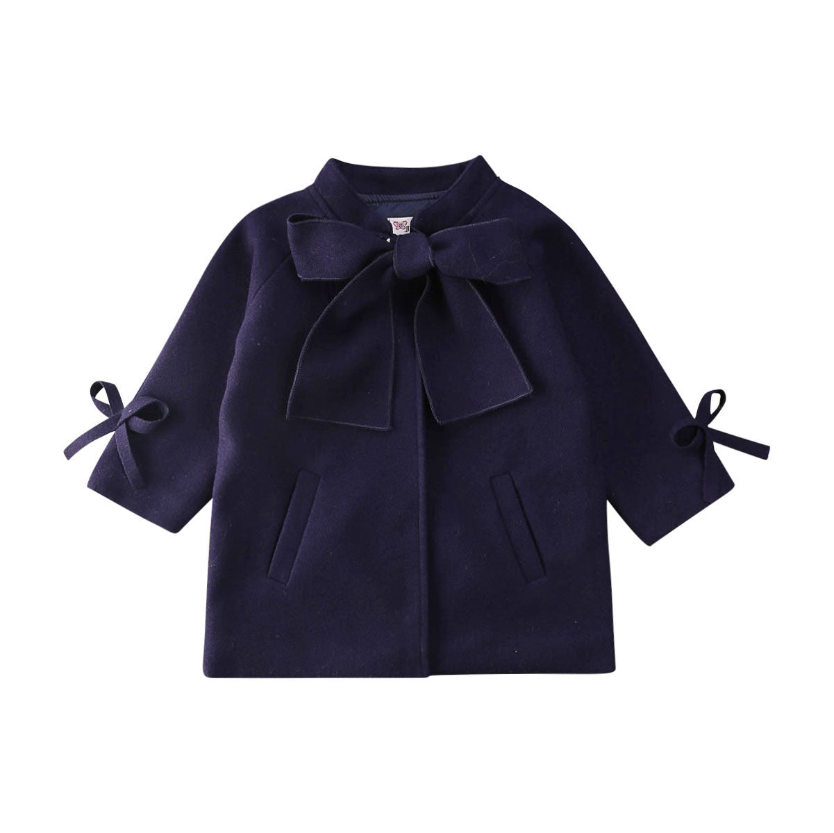 Manteau Long en Laine pour Filles - Élégance et Chaleur