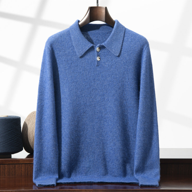 Pull Polo en Cachemire Doux – Élégance Décontractée pour Toutes Occasions.