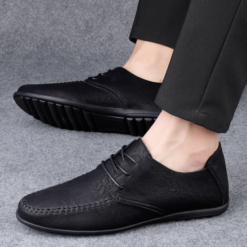 Mocassins décontractés en cuir synthétique pour hommes – Style moderne et confort optimal.