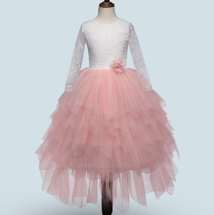 Robe élégante en tulle pour filles - Idéale pour les occasions spéciales