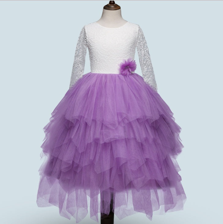 Robe élégante en tulle pour filles - Idéale pour les occasions spéciales