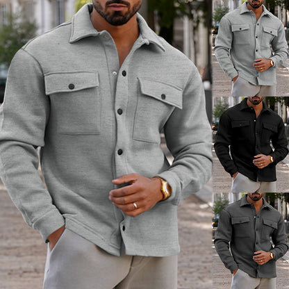 Chemise-jacket pour homme – Confort moderne et style polyvalent