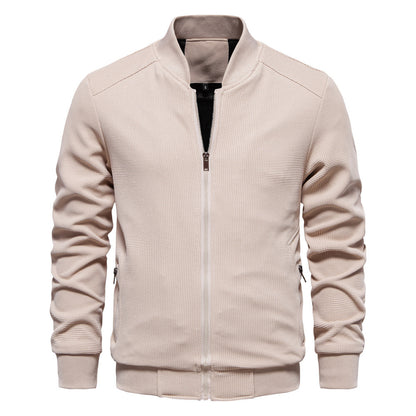 Blouson homme élégant en coton texturé