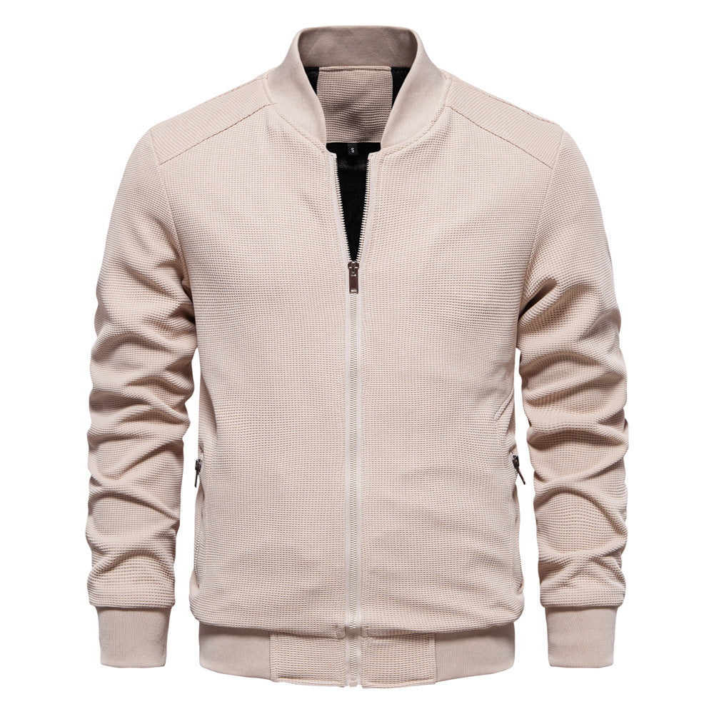 Blouson homme élégant en coton texturé