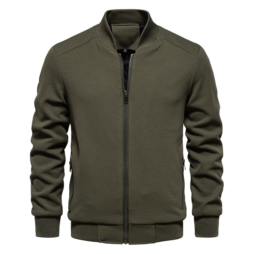 Blouson homme élégant en coton texturé