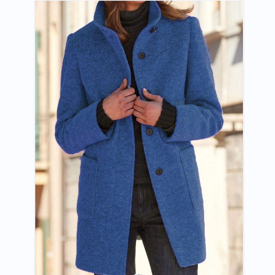 Manteau élégant en laine pour femme - Chic et intemporel.