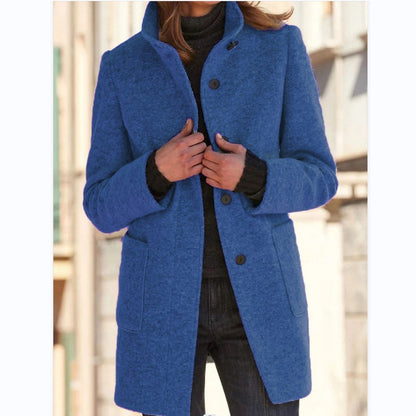 Manteau élégant en laine pour femme - Chic et intemporel.