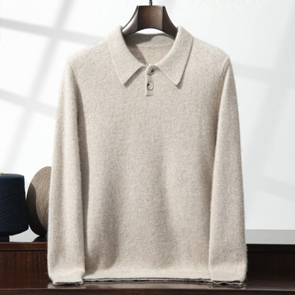 Pull Polo en Cachemire Doux – Élégance Décontractée pour Toutes Occasions.