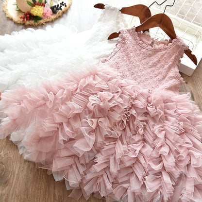 Robe élégante en tulle pour filles - Idéale pour les occasions spéciales