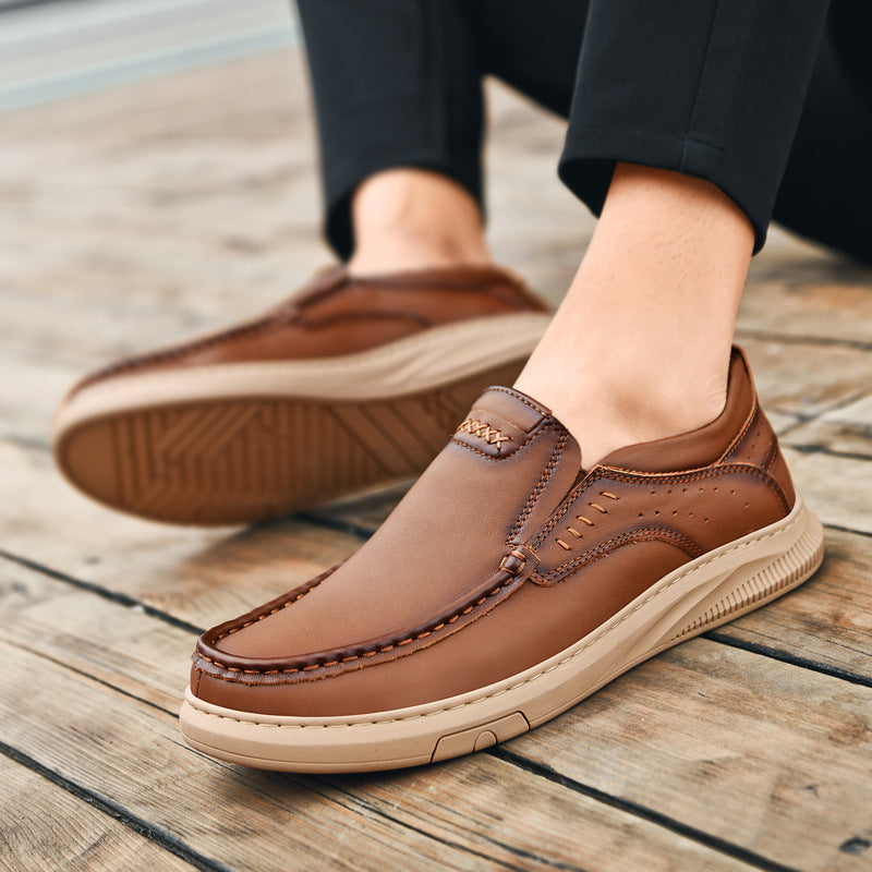 Mocassins en Cuir Véritable – Confort et Élégance au Quotidien.