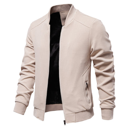 Blouson homme élégant en coton texturé