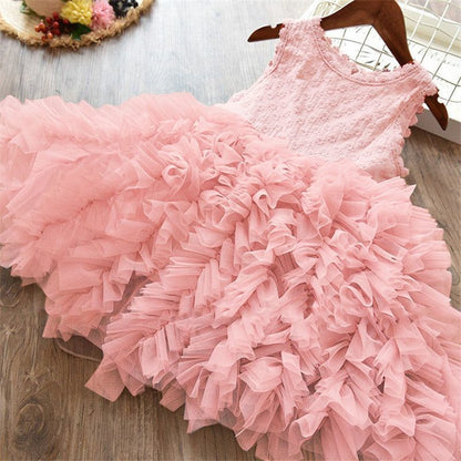 Robe élégante en tulle pour filles - Idéale pour les occasions spéciales