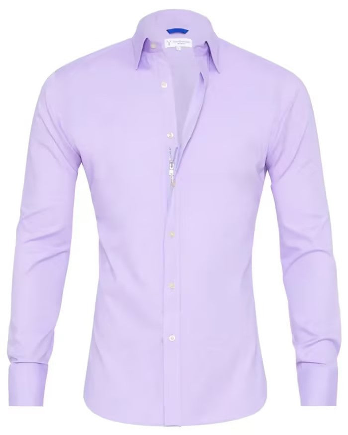 Chemise Classique Homme à Manches Longues - Élégance et Confort.