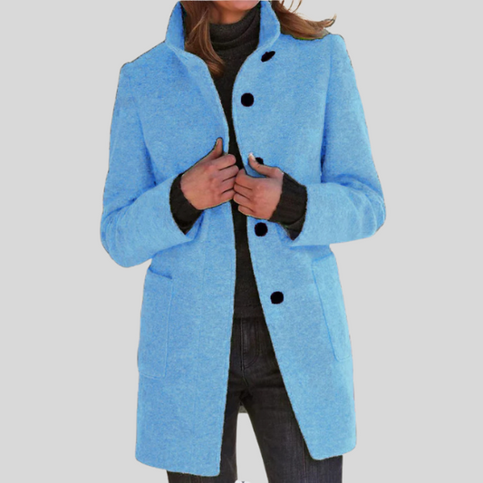 Manteau élégant en laine pour femme - Chic et intemporel.