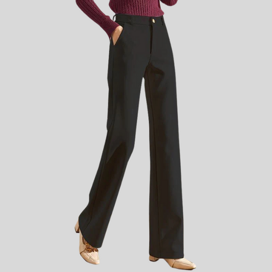 Pantalon Classique Élégant pour Femme – Coupe Large et Confortable.