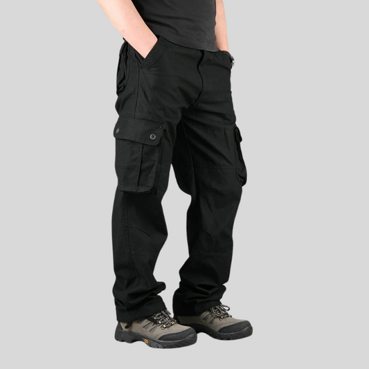 Pantalon de protection du travail multi-poches pour hommes, décontracté et ample.