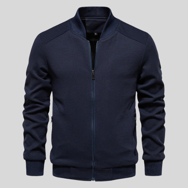 Blouson homme élégant en coton texturé