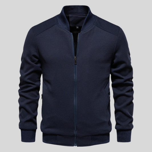 Blouson homme élégant en coton texturé