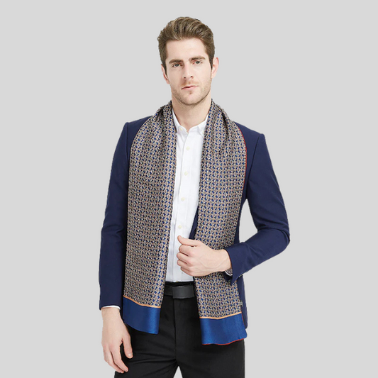 Écharpe Homme Élégante Style Européen – Raffinement et Sophistication