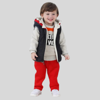 Ensemble Hiver Confortable pour Tout-Petits – Style Coréen