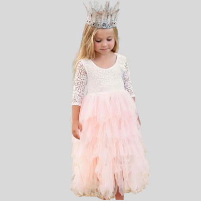 Robe élégante en tulle pour filles - Idéale pour les occasions spéciales