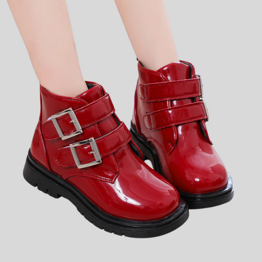 Bottines élégantes pour enfants avec boucles réglables