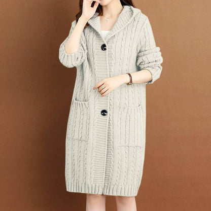 Cardigan Long en Tricot - Élégance et Confort au Quotidien.