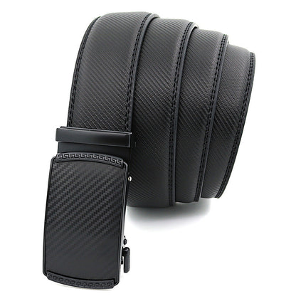 Ceinture Automatique en Cuir Véritable pour Hommes - Style Business et Élégance