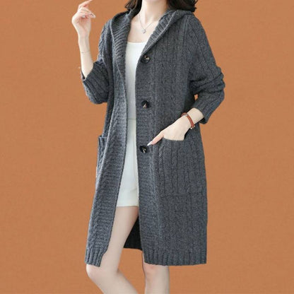 Cardigan Long en Tricot - Élégance et Confort au Quotidien.