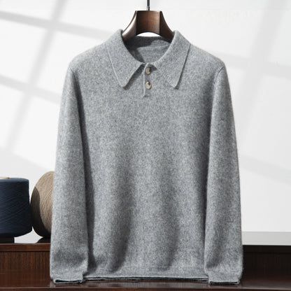 Pull Polo en Cachemire Doux – Élégance Décontractée pour Toutes Occasions.