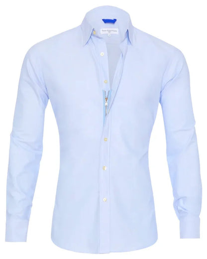 Chemise Classique Homme à Manches Longues - Élégance et Confort.