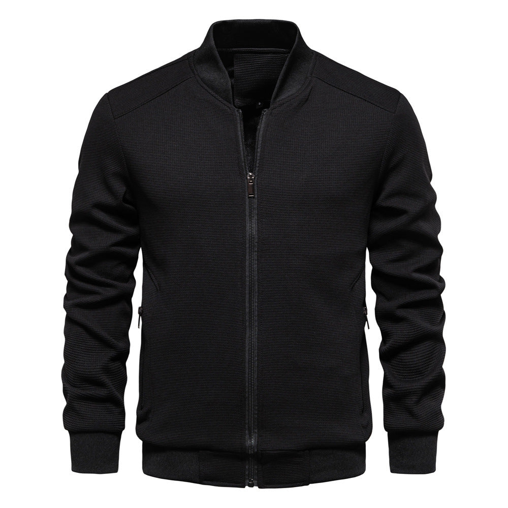 Blouson homme élégant en coton texturé