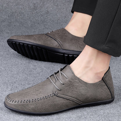 Mocassins décontractés en cuir synthétique pour hommes – Style moderne et confort optimal.