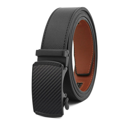 Ceinture Automatique en Cuir Véritable pour Hommes - Style Business et Élégance