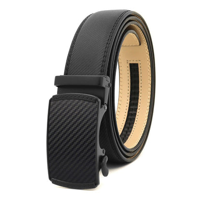 Ceinture Automatique en Cuir Véritable pour Hommes - Style Business et Élégance